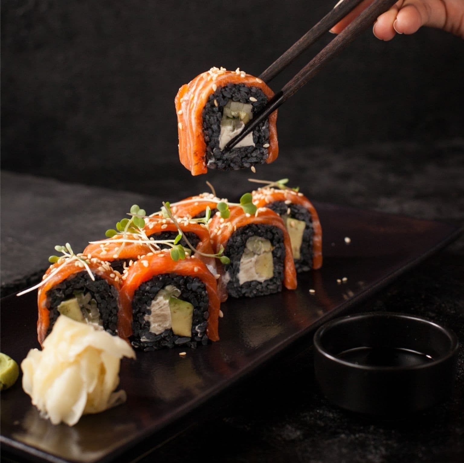 BLACK PHILADELPHIA ROLL