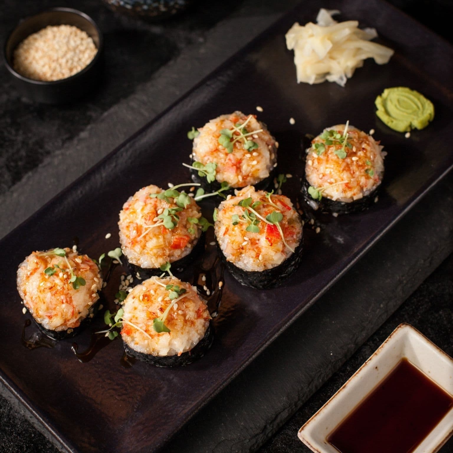 SNOW CRAB BAKED ROLL